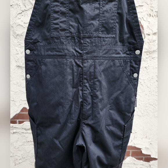 SMALL SHORT Delta Airlines Ground Crew Maintenance Insulated Overalls Bib Black - Picture 5 of 16